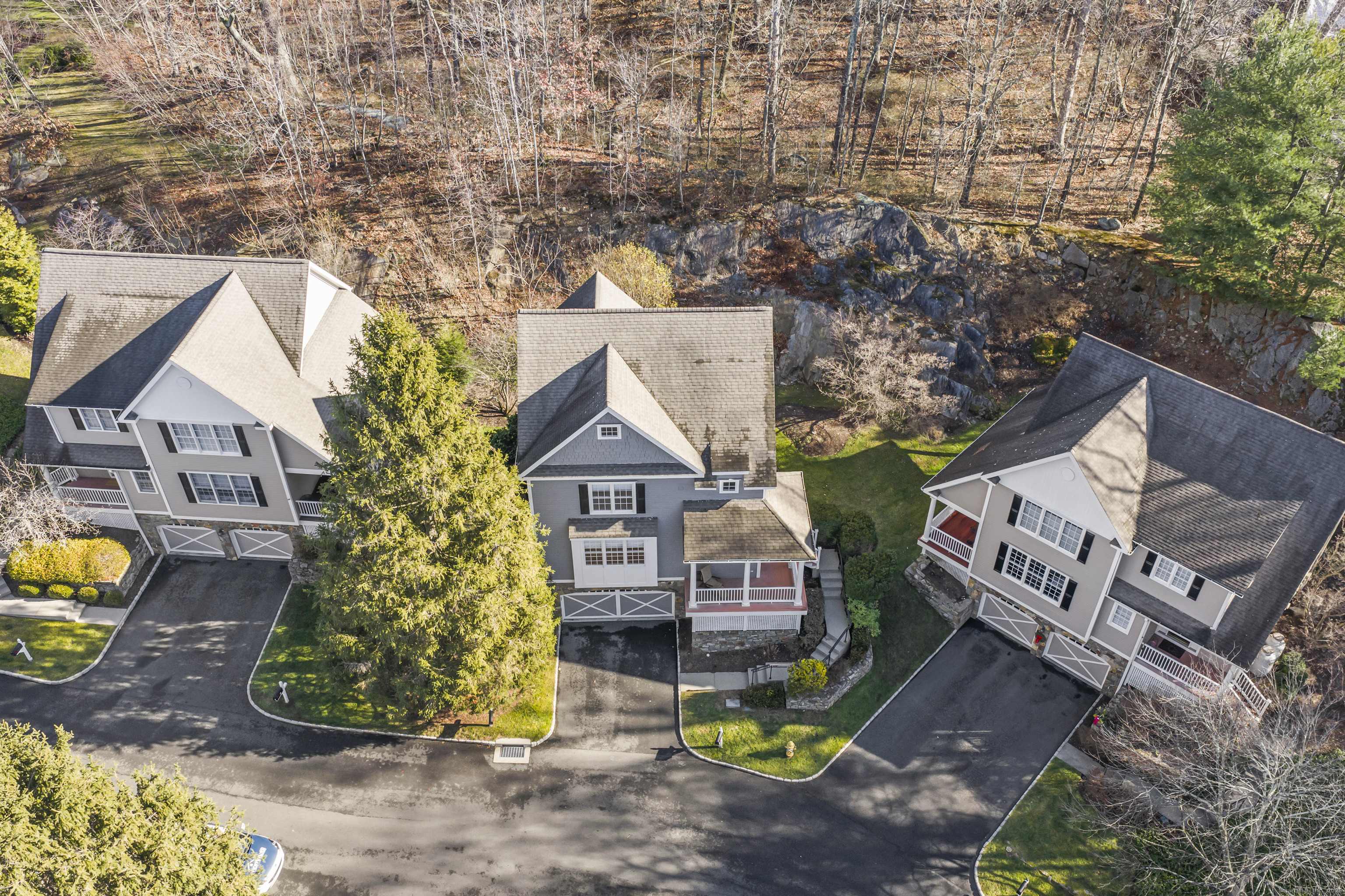 4 Woods Way New Fairfield, CT 06812 - Photo 3 of 39 an aerial view of a house with a yard