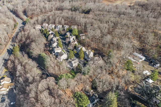 a backyard of a house