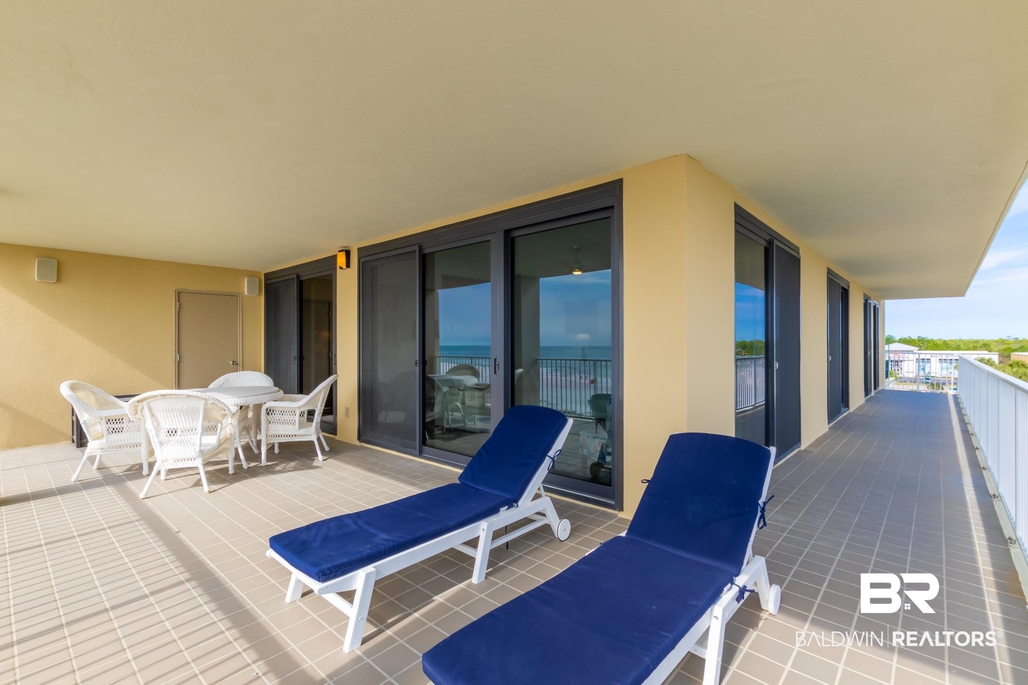 24900 Perdido Beach Boulevard, Unit 401 Orange Beach, AL 36561 - Photo 12 of 38 Wraparound Corner Balcony