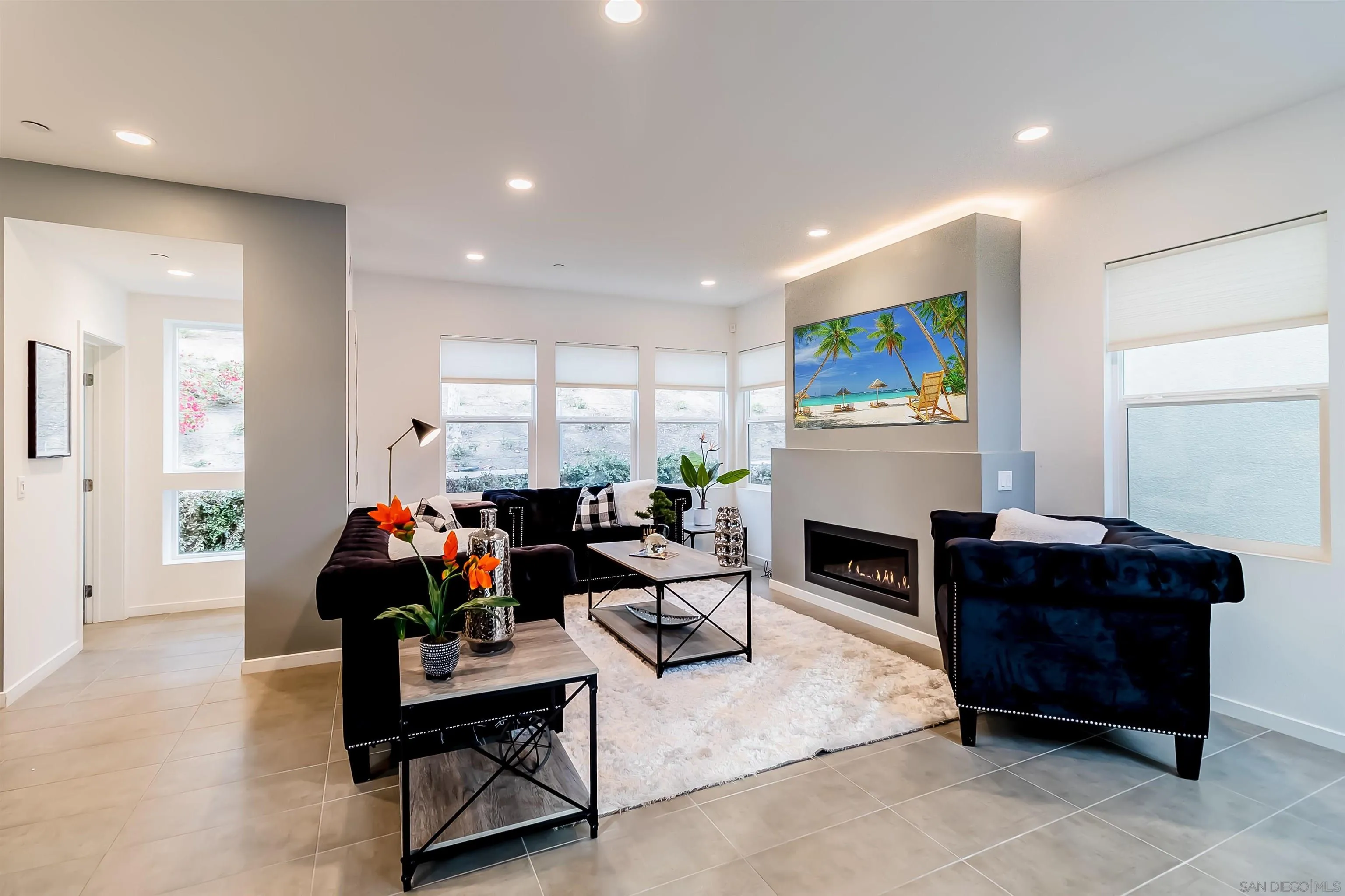 8344 Summit Way San Diego, CA 92108 - Photo 1 of 41 a living room with furniture and a flat screen tv