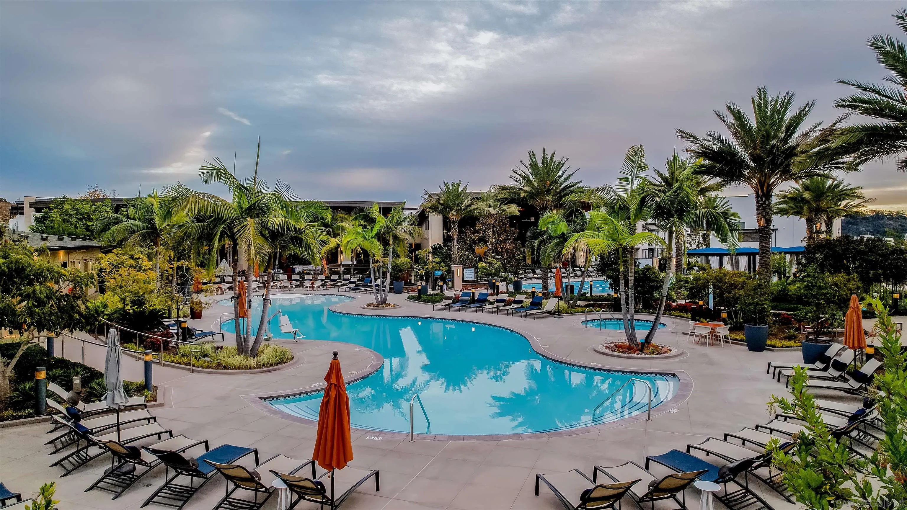 8344 Summit Way San Diego, CA 92108 - Photo 34 of 41 a view of swimming pool with outdoor seating