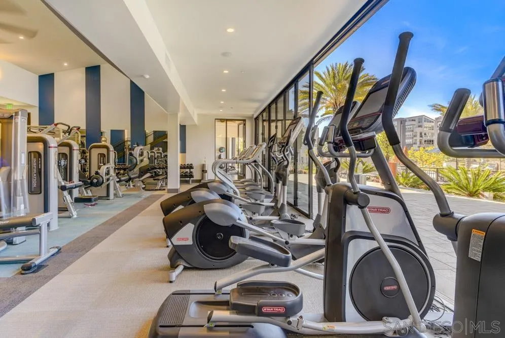 8344 Summit Way San Diego, CA 92108 - Photo 40 of 41 a view of a room with gym equipment
