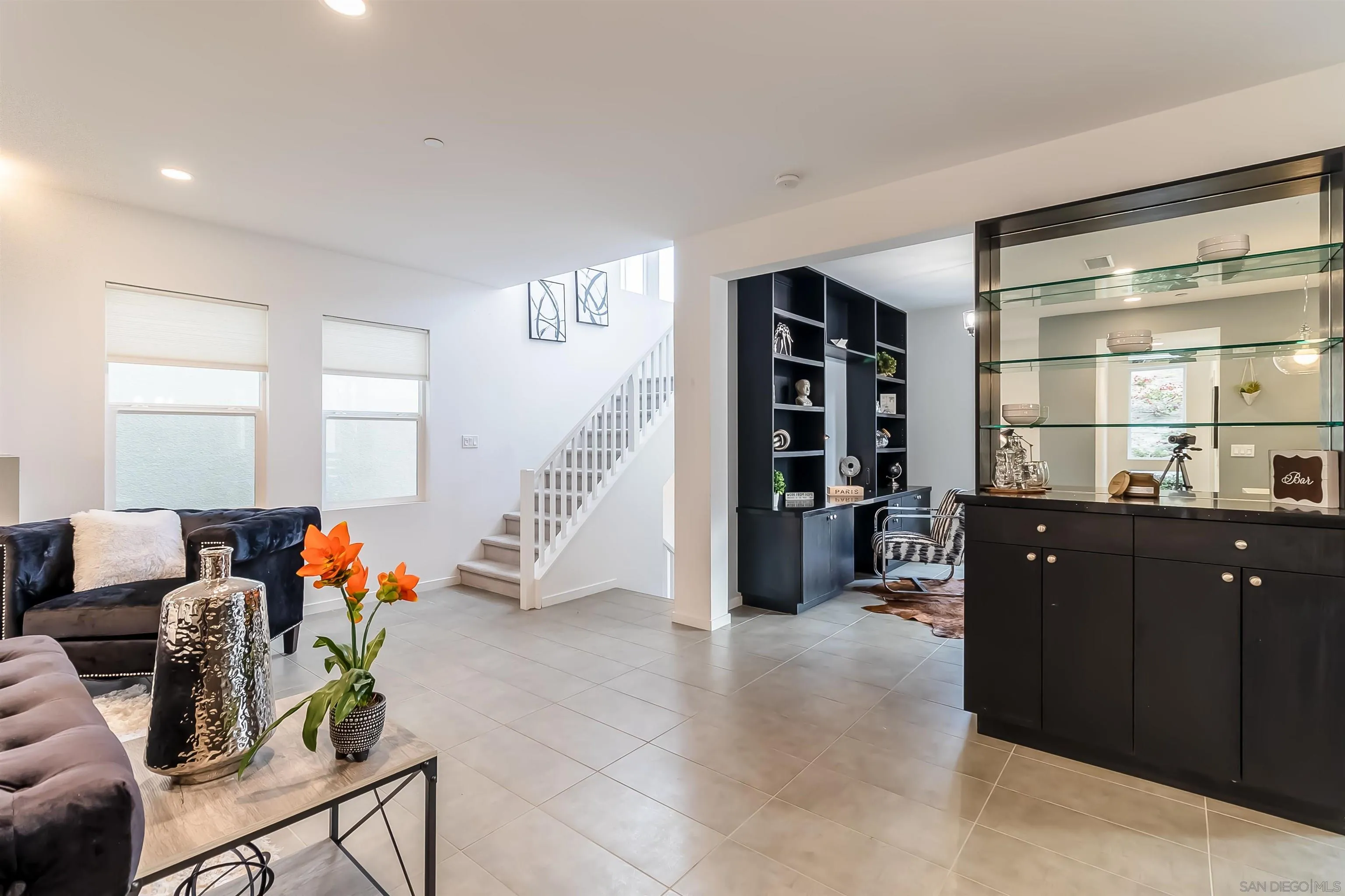 8344 Summit Way San Diego, CA 92108 - Photo 4 of 41 a living room with furniture and wooden floor