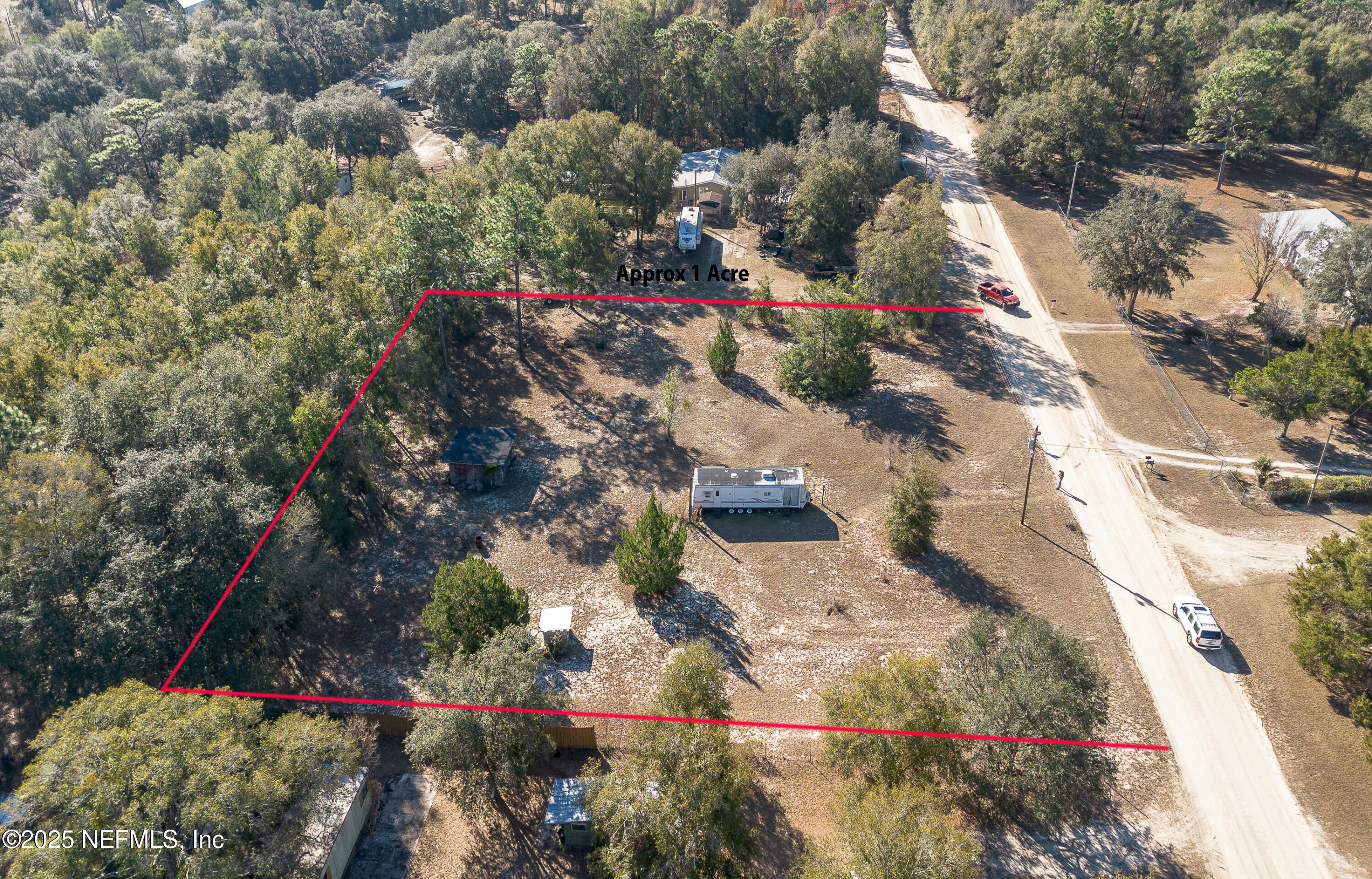 124 Shiloh Road Melrose, FL 32666 - Photo 9 of 10 an aerial view of residential houses with outdoor space