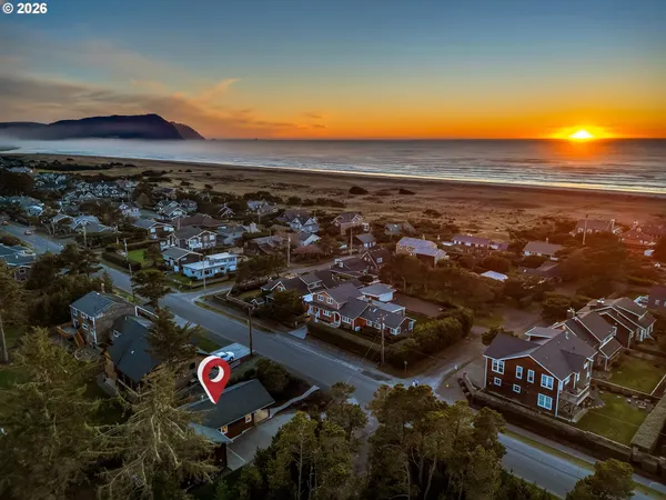 a view of city and ocean