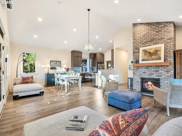 a kitchen with a sink appliances and a counter top space