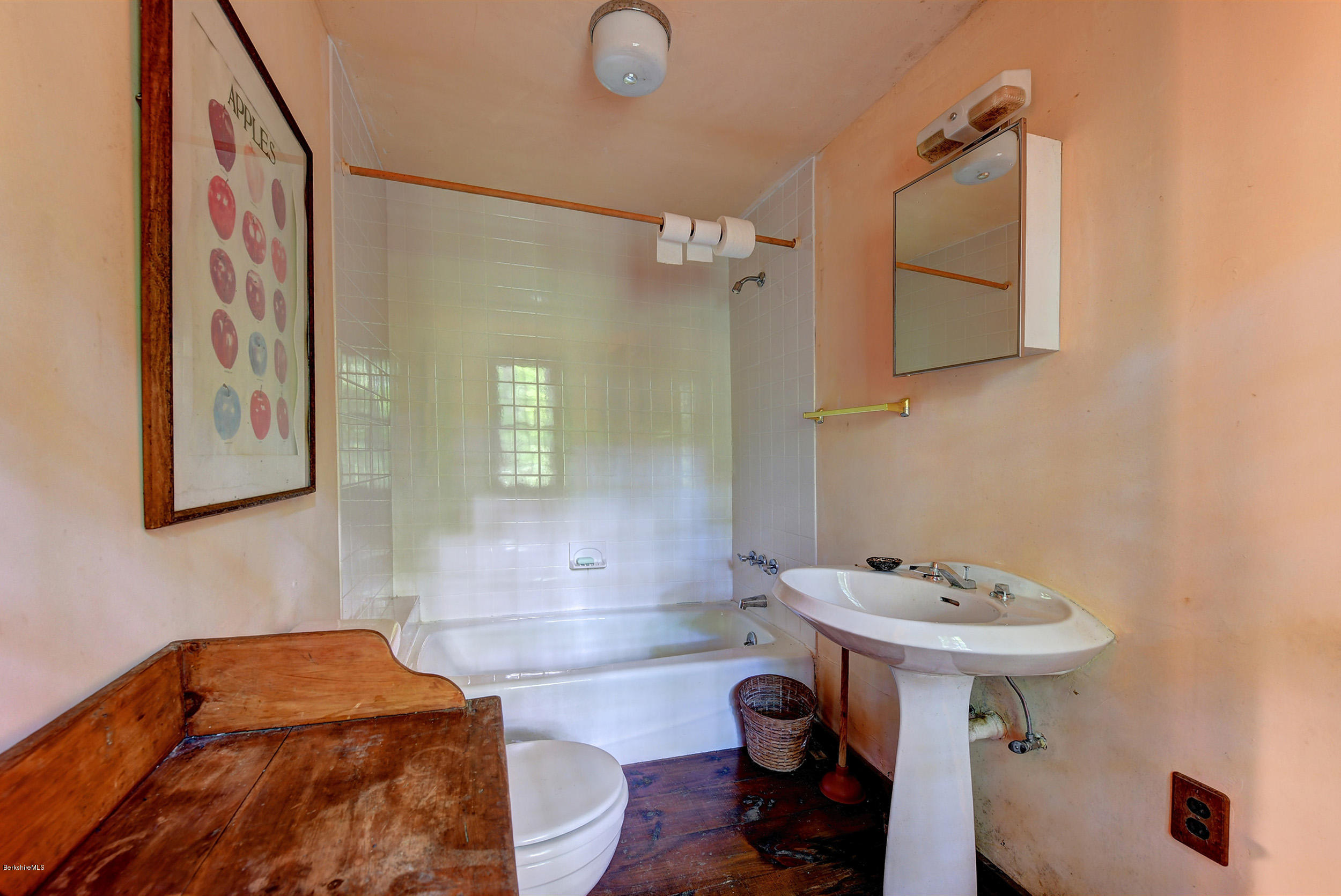 82 Hammertown Road Sandisfield, MA 01255 - Photo 42 of 49 a bathroom with a sink and a mirror