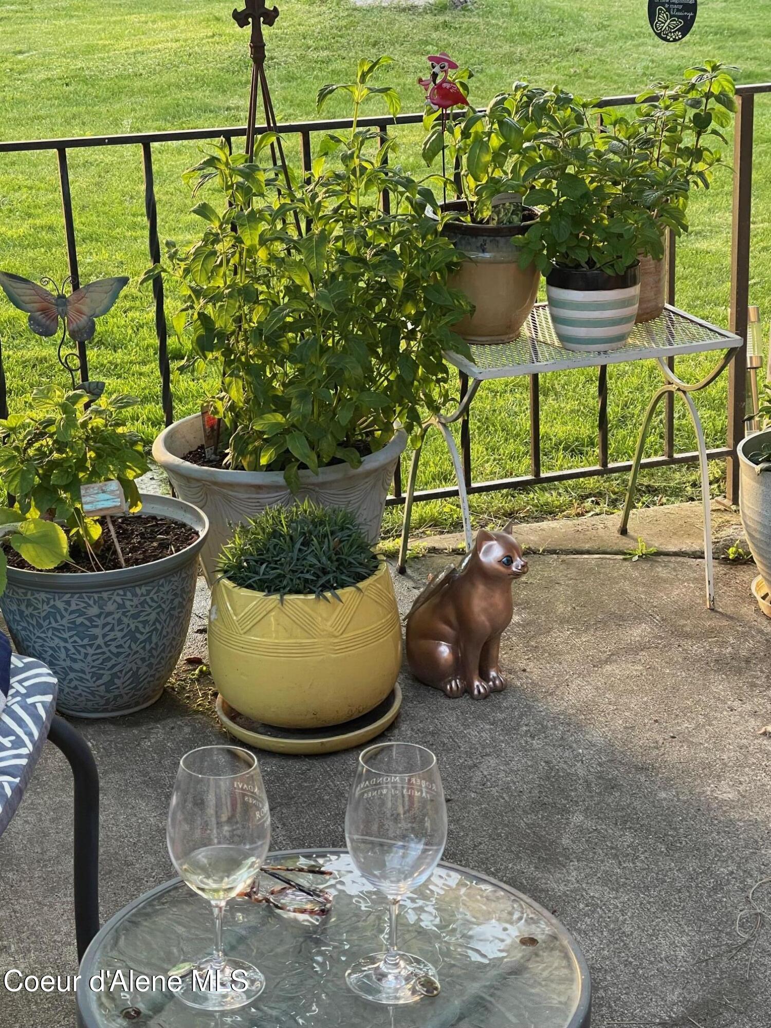 1249 West Shane Drive Coeur D'Alene, ID 83815 - Photo 22 of 42 Back Patio In Spring