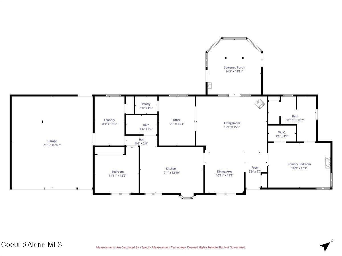 1249 West Shane Drive Coeur D'Alene, ID 83815 - Photo 42 of 42 Floorplan