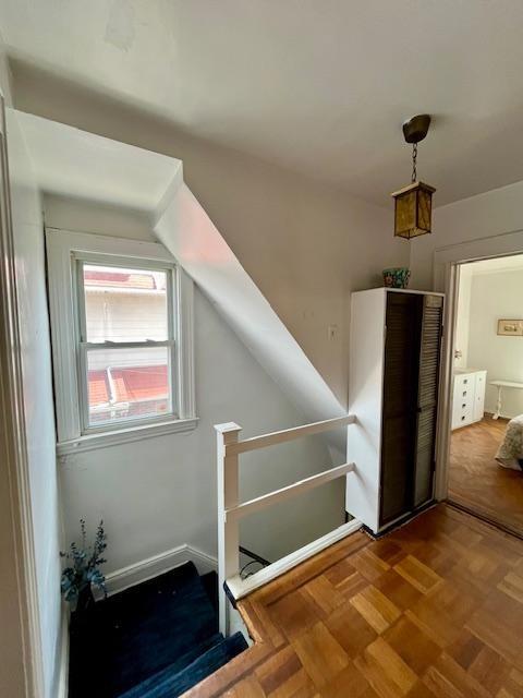 2955 Avenue P Brooklyn, NY 11229 - Photo 22 of 22 a view of entryway with stairs and wooden floor