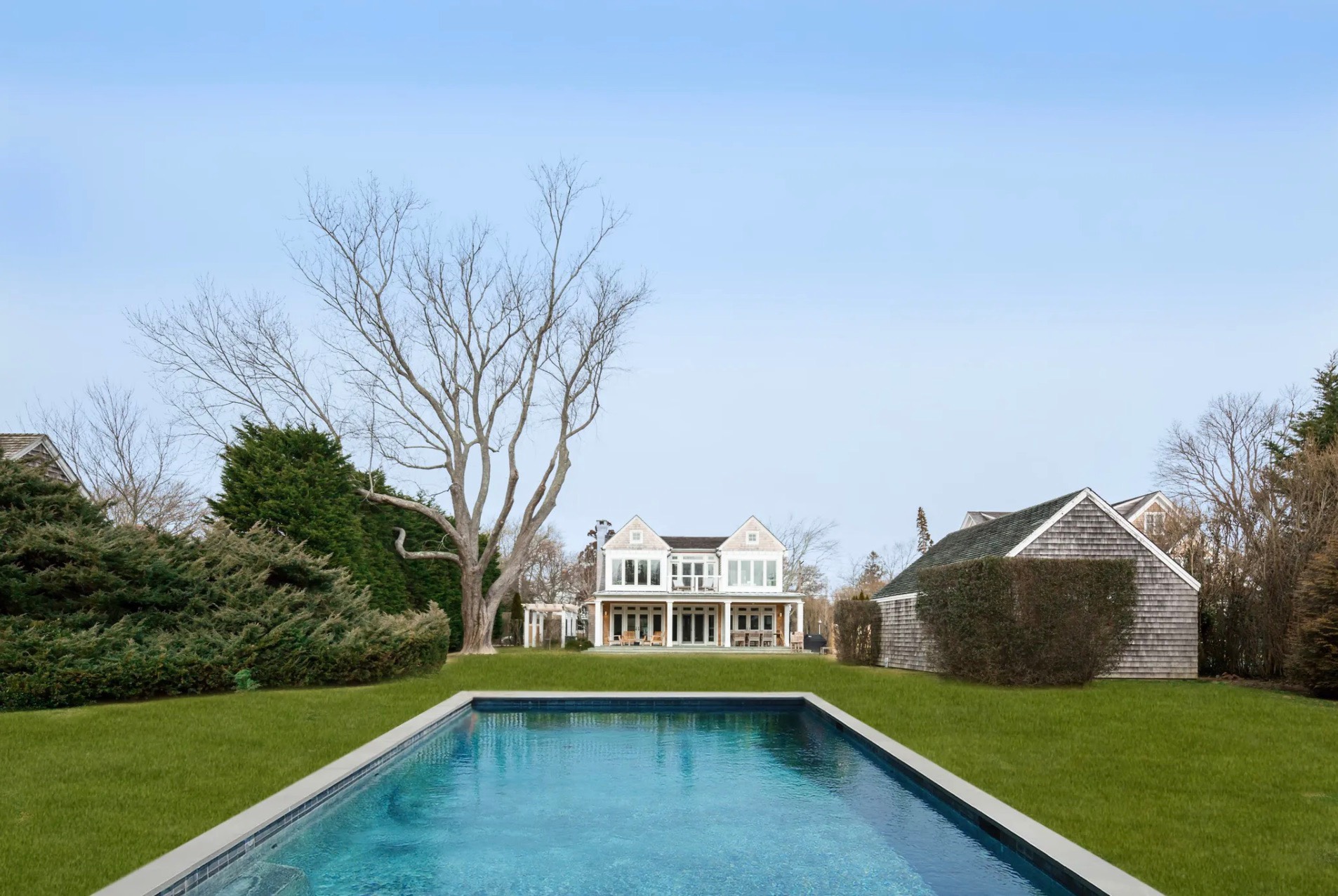 198 Herrick Road Southampton, NY 11968 - Photo 3 of 23 a view of a house with a yard
