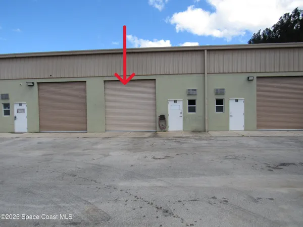 a front view of a building