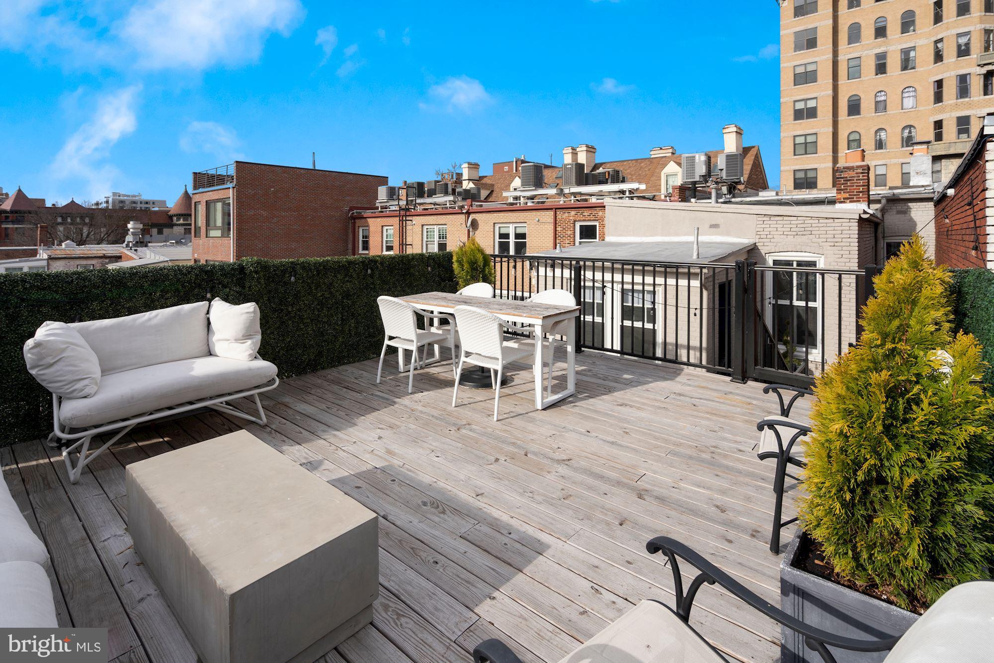 1610 Q Street Northwest Washington, DC 20009 - Photo 28 of 42 Roof Deck
