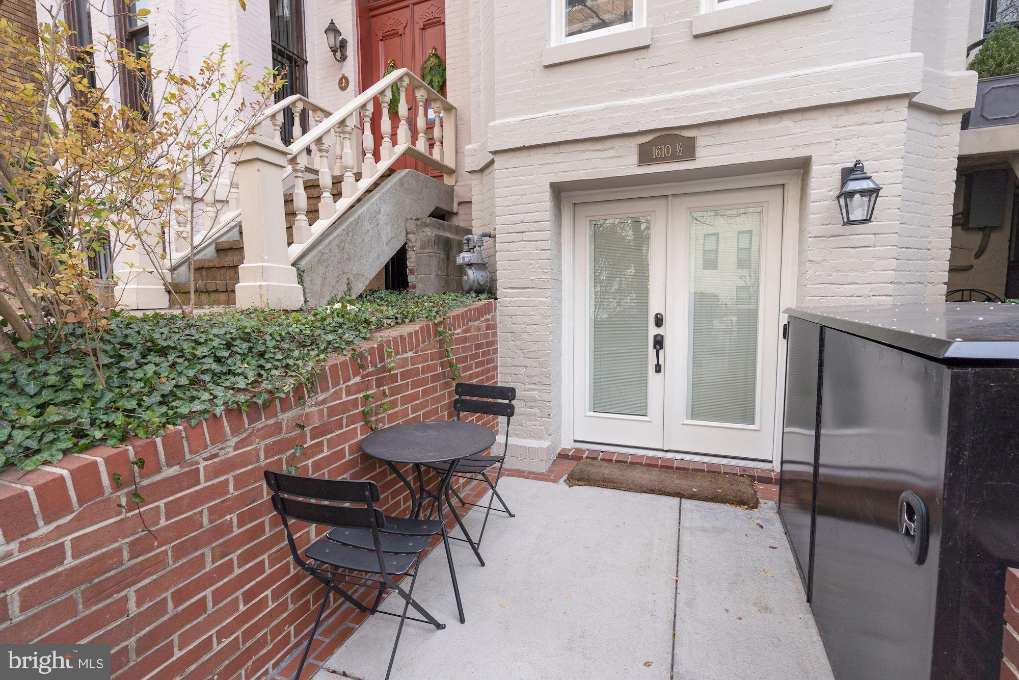 1610 Q Street Northwest Washington, DC 20009 - Photo 36 of 42 Lower Level Rental Unit Patio