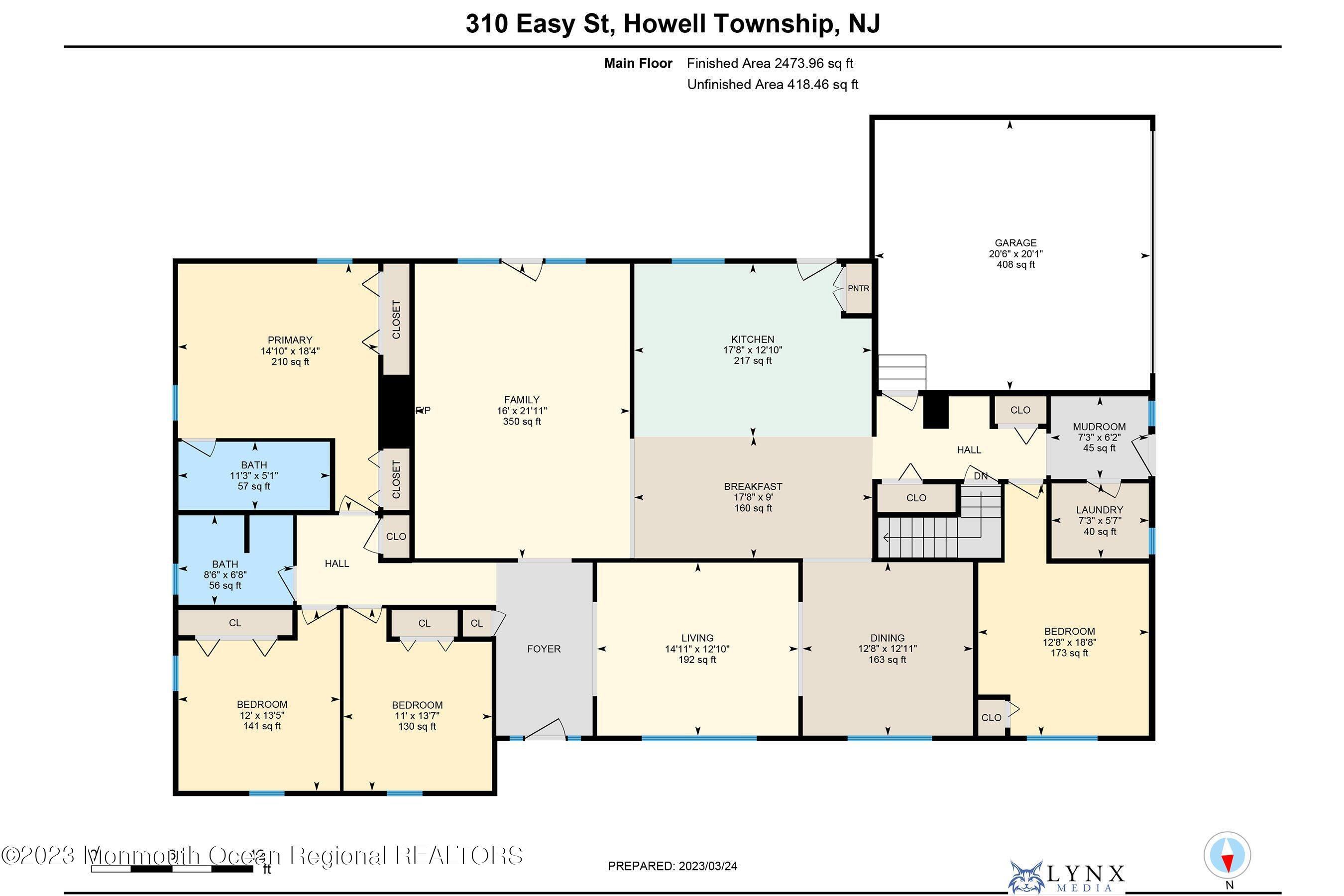 310 Easy Street Howell, NJ 07731 - Photo 44 of 45 02-310 Easy St FP-2