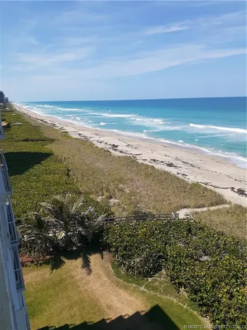 a view of an ocean beach