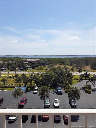 an aerial view of a ocean