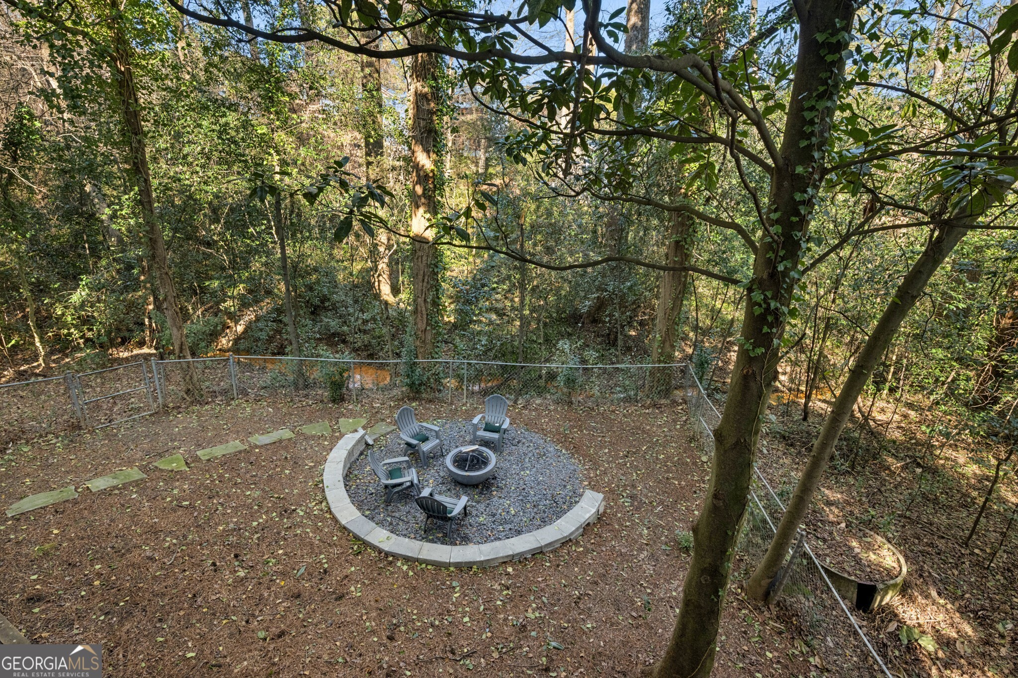 1810 Fairoaks Road Decatur, GA 30033 - Photo 8 of 52 Serene, Fully Fenced Backyard With A Firepit