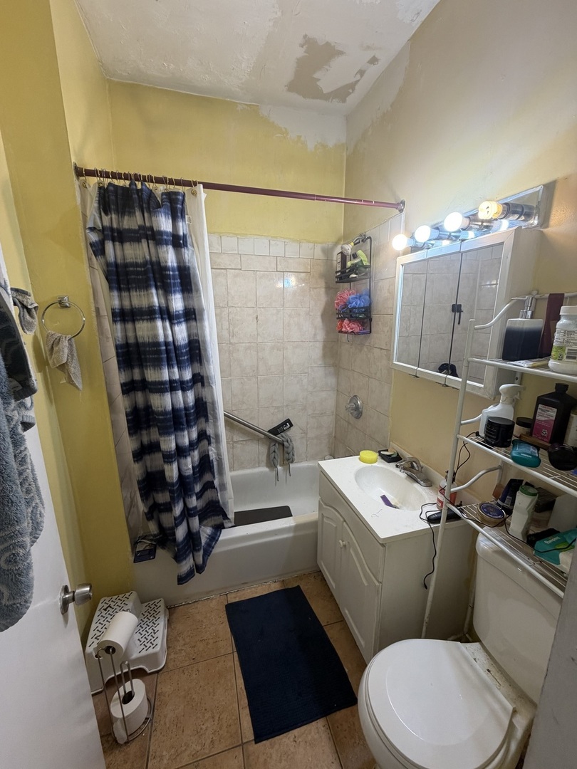 7316 South Lowe Avenue Chicago, IL 60621 - Photo 14 of 16 a bathroom with a sink toilet vanity and shower