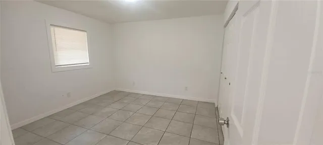 a view of a livingroom with an empty space