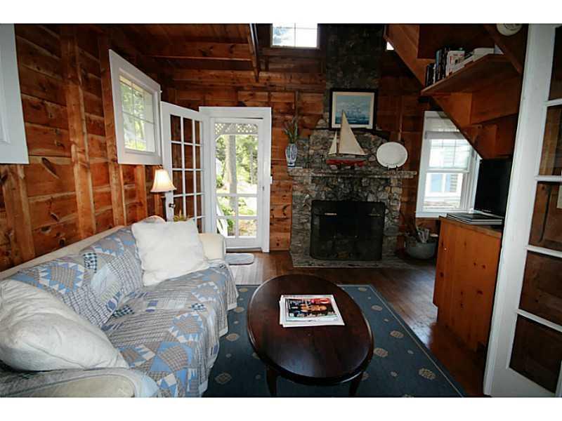 215 Dogfish Head Road Southport, ME 04576 - Photo 14 of 25 Living Room. Cottage Living Room