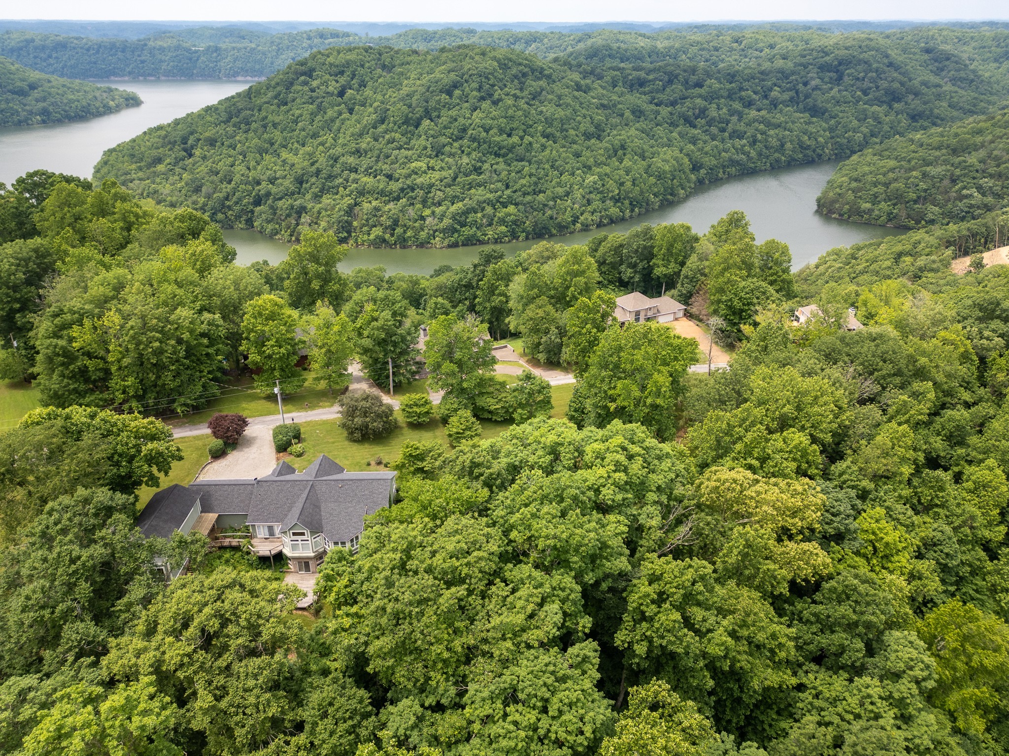 0 Lafever Ridge Road Silver Point, TN 38582 - Photo 11 of 13 an aerial view of house with yard and mountain view in back