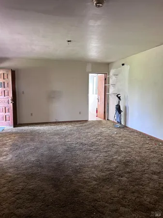 a view of empty room