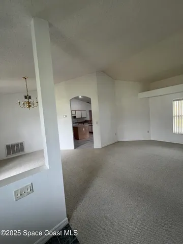 a view of empty room