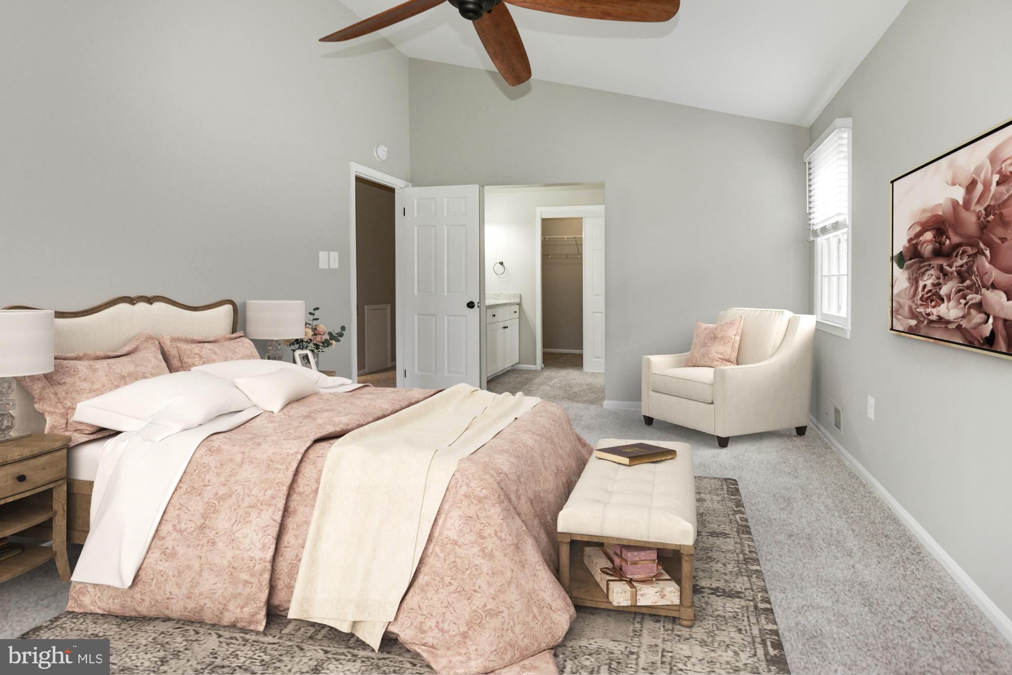 9348 Tovito Drive Fairfax, VA 22031 - Photo 12 of 31 Master Bedroom - vaulted ceiling