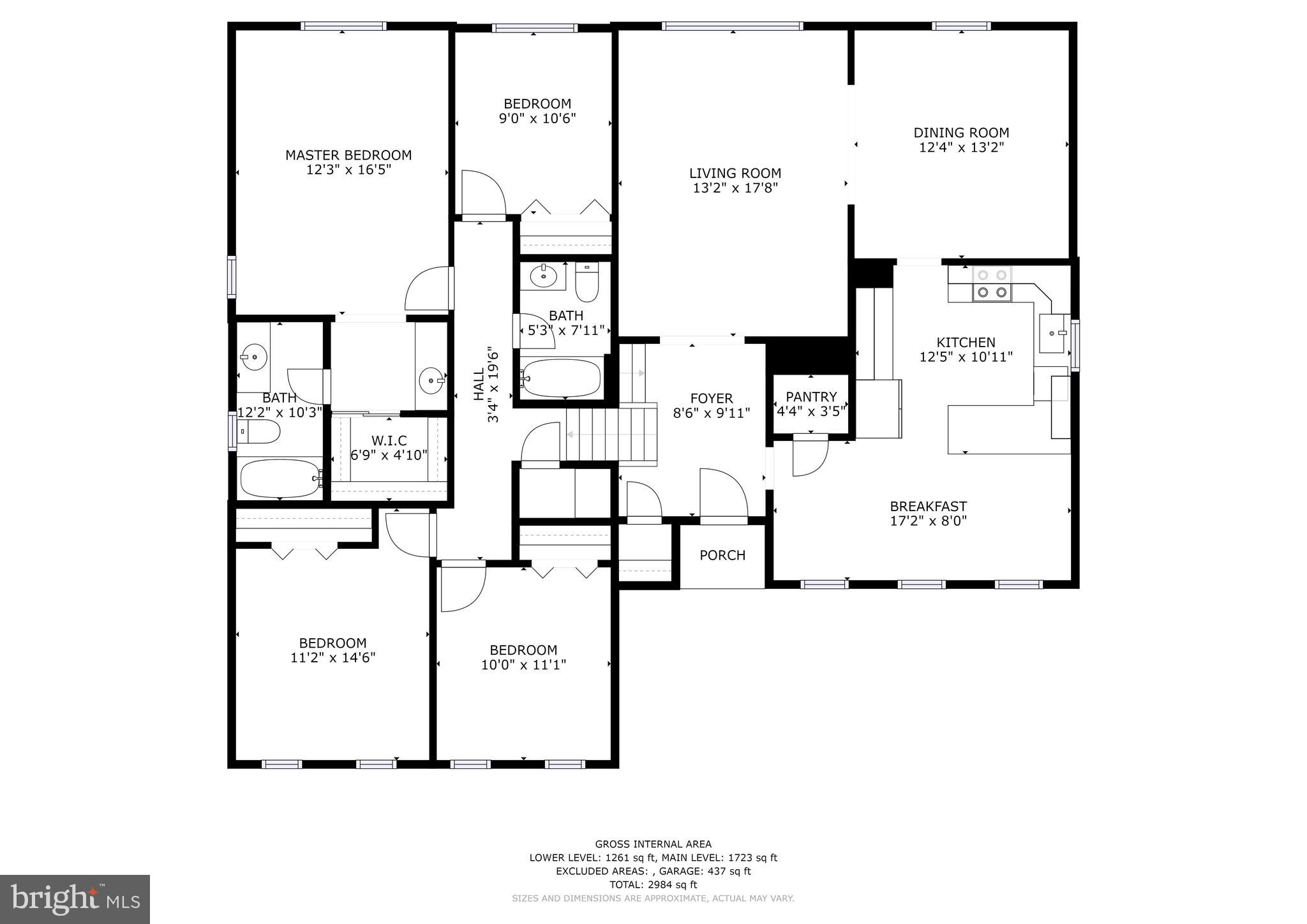 9348 Tovito Drive Fairfax, VA 22031 - Photo 30 of 31 Main & up 1 floor plan