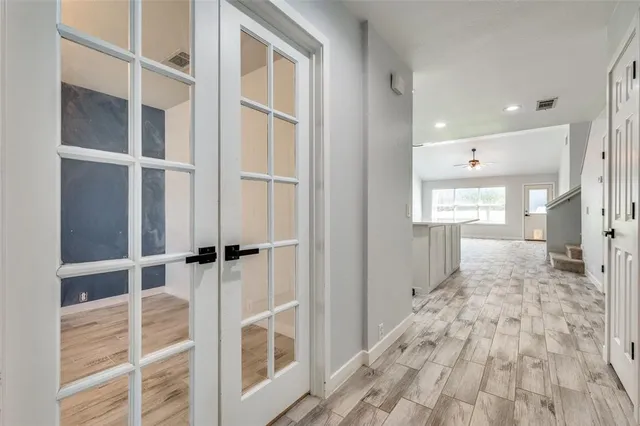 a view of a walk in closet