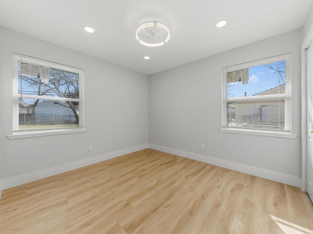 4013 Oleander Trail Mesquite, TX 75150 - Photo 16 of 28 Spare room with light wood-style floors and recessed lighting