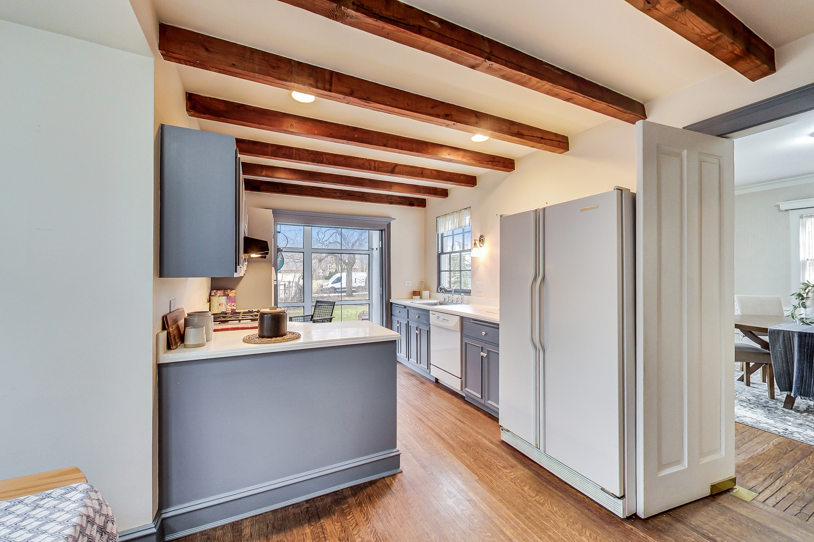 405 North Ashland Avenue Park Ridge, IL 60068 - Photo 13 of 30 a kitchen with stainless steel appliances a sink and a refrigerator