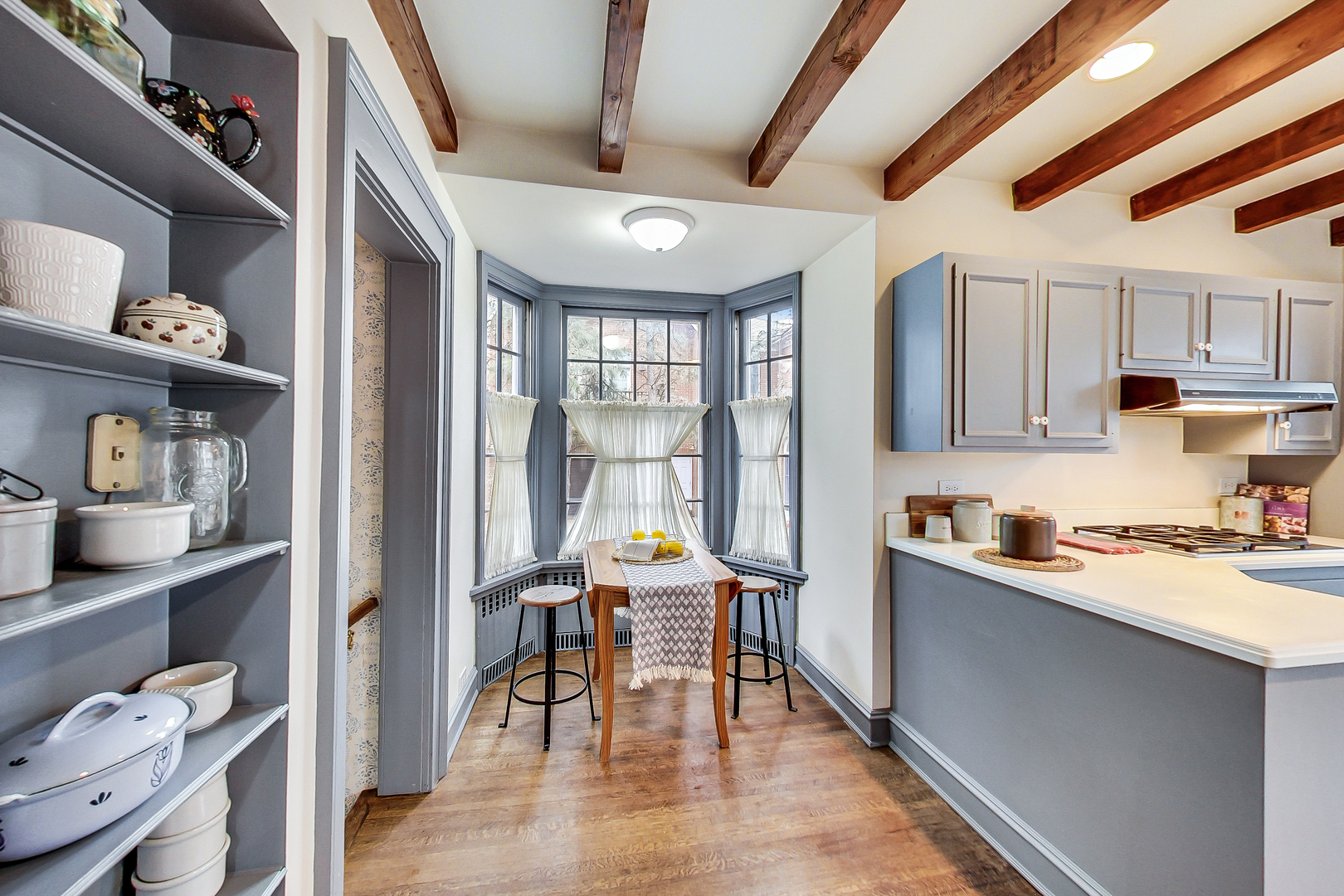 405 North Ashland Avenue Park Ridge, IL 60068 - Photo 16 of 30 a view of a dining room with furniture window and wooden floor