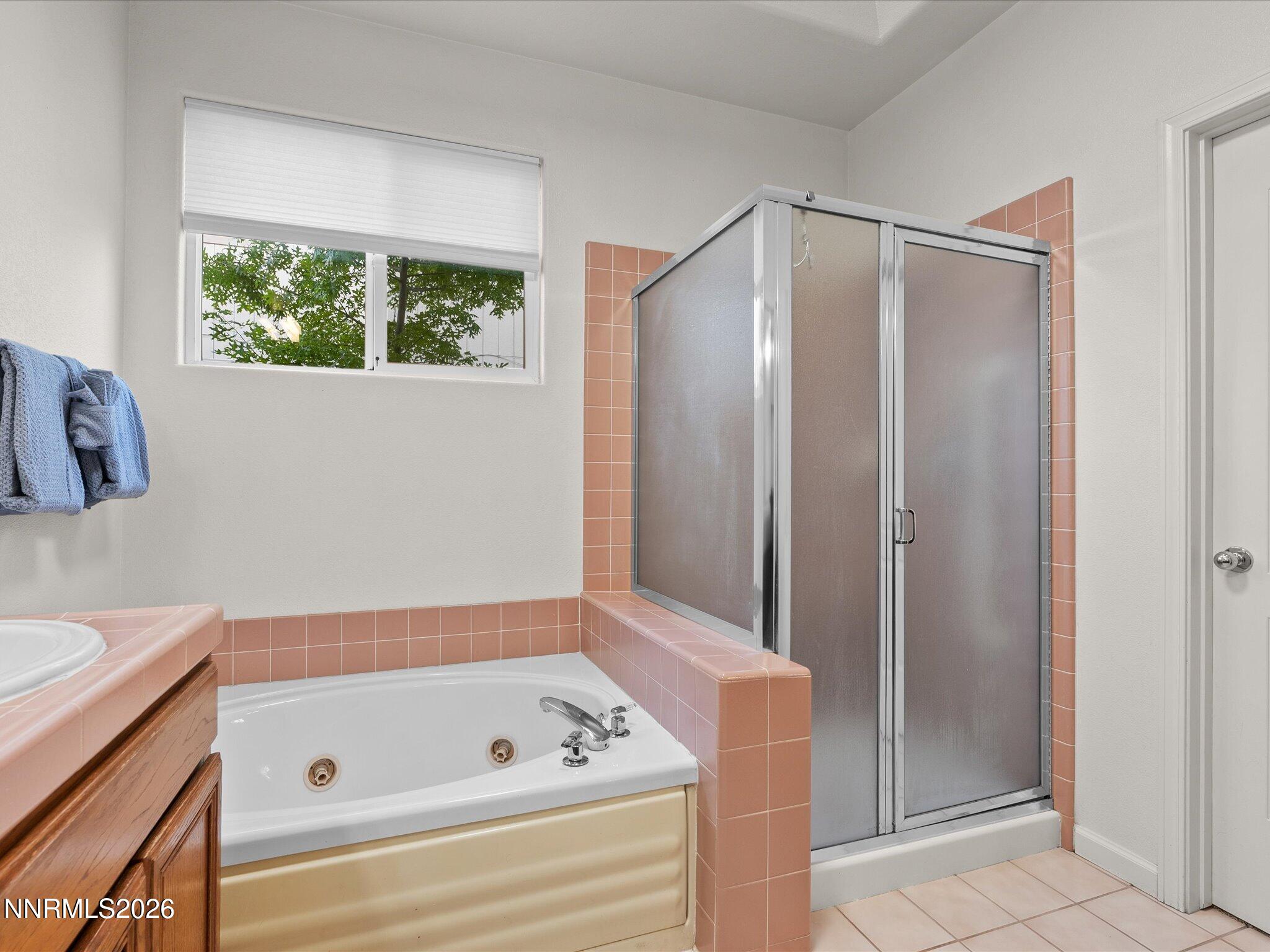 3101 Green River Drive Reno, NV 89503 - Photo 32 of 62 a bathroom with a tub a sink and a shower