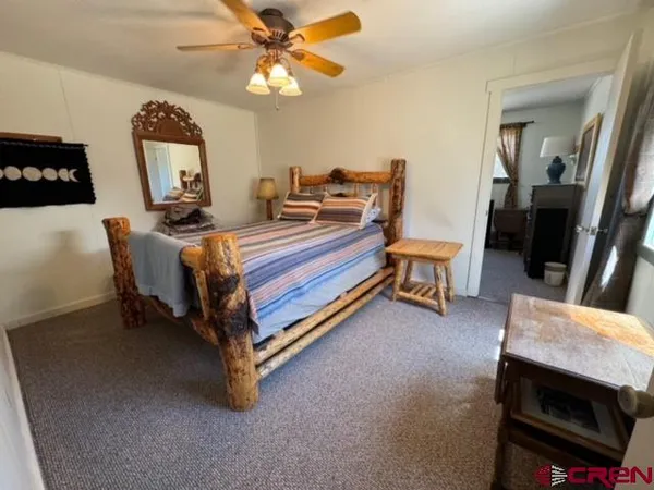 a close view of closet