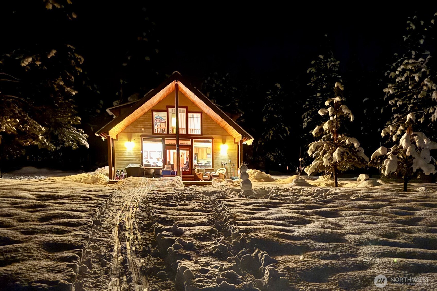 7 Last Chance Road Mazama, WA 98833 - Photo 15 of 40 a view of a house with a yard