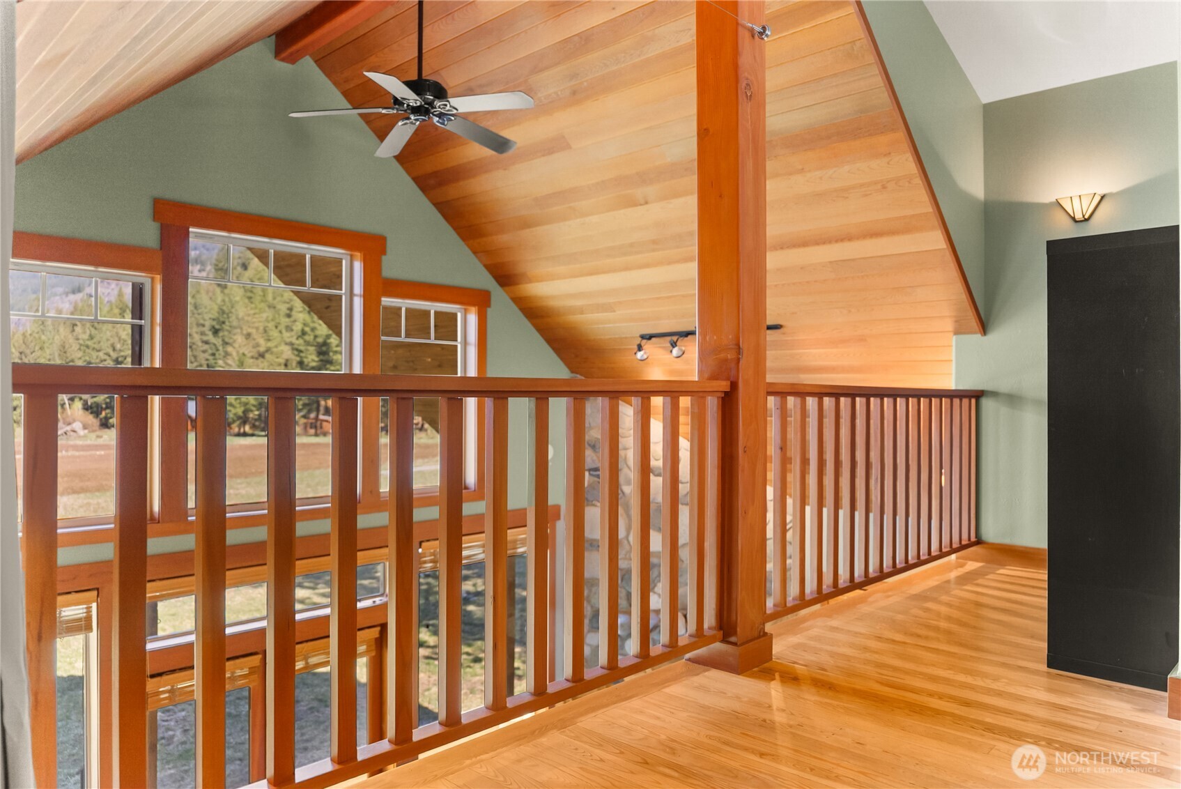 7 Last Chance Road Mazama, WA 98833 - Photo 34 of 40 a view of a brick house with stairs