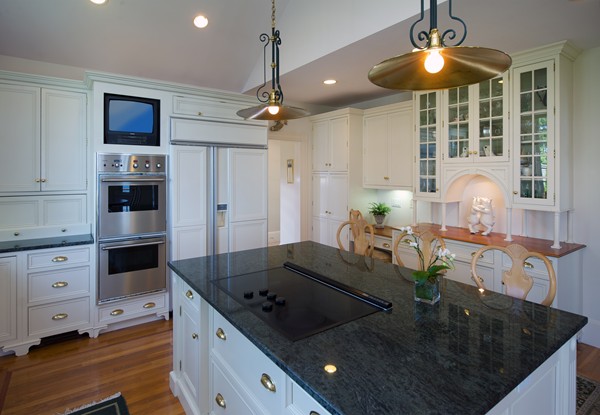 37 Bradlee Road Marblehead, MA 01945 - Photo 7 of 24 a kitchen with granite countertop a sink stainless steel appliances and cabinets