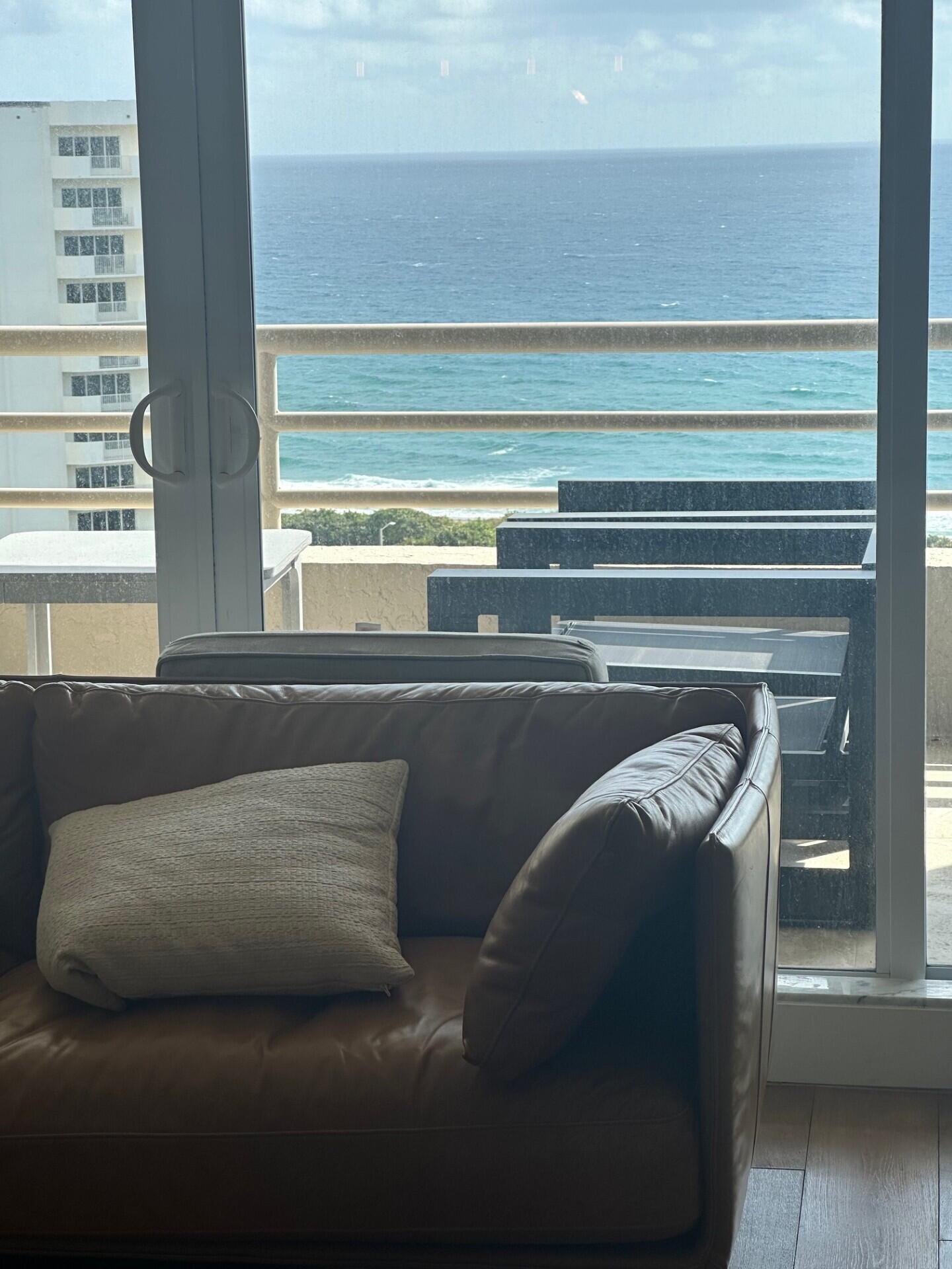 4101 North Ocean Boulevard, Unit D1804 Boca Raton, FL 33431 - Photo 7 of 27 LIVING ROOM OCEAN VIEW