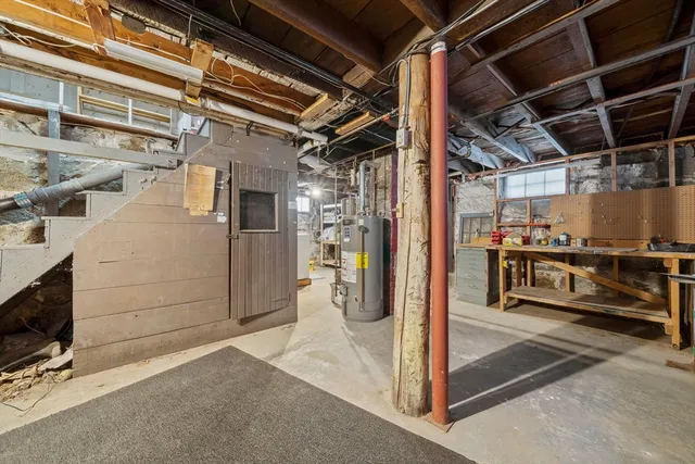 a view of a storage space