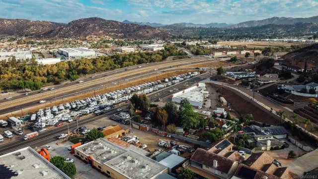 a view of a lake with a mountain