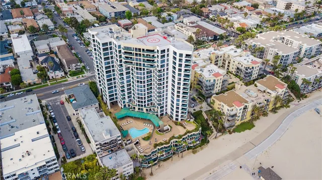 an aerial view of city