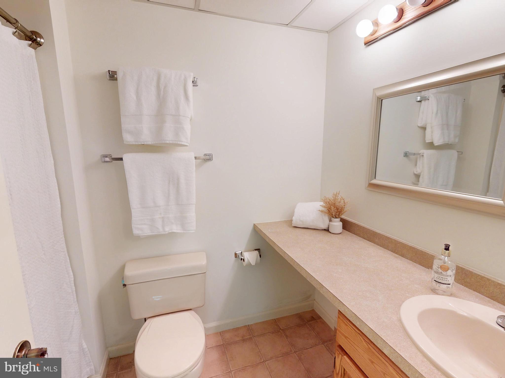 128 Colonial Court State College, PA 16801 - Photo 28 of 39 a bathroom with a sink vanity mirror and toilet