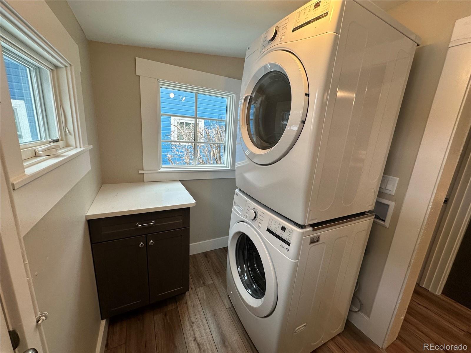 906 Main Street Georgetown, CO 80444 - Photo 22 of 28 a utility room with dryer and washer