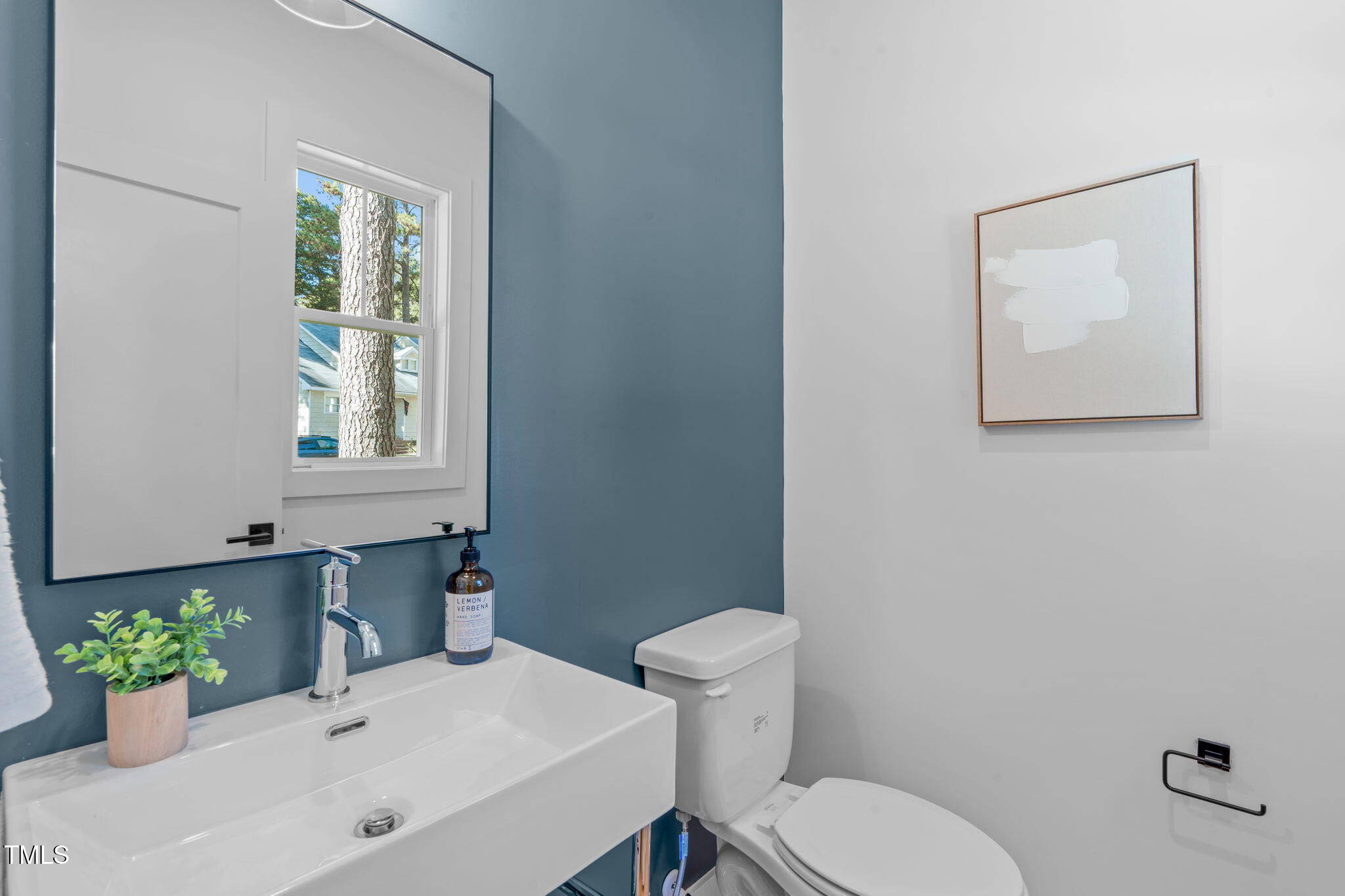 5061 Lundy Drive, Unit 101 Raleigh, NC 27606 - Photo 36 of 56 a bathroom with a sink mirror and toilet