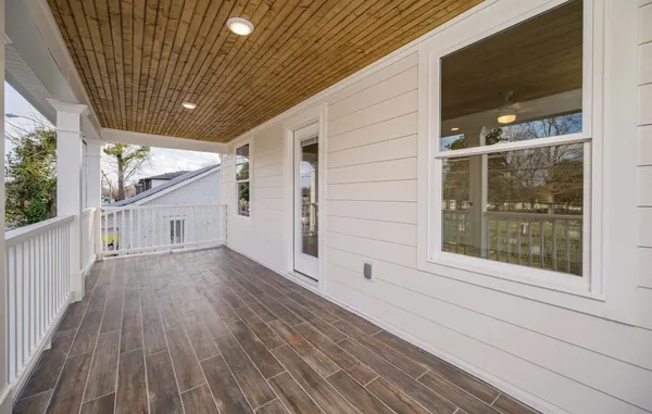 a view of a house with a porch