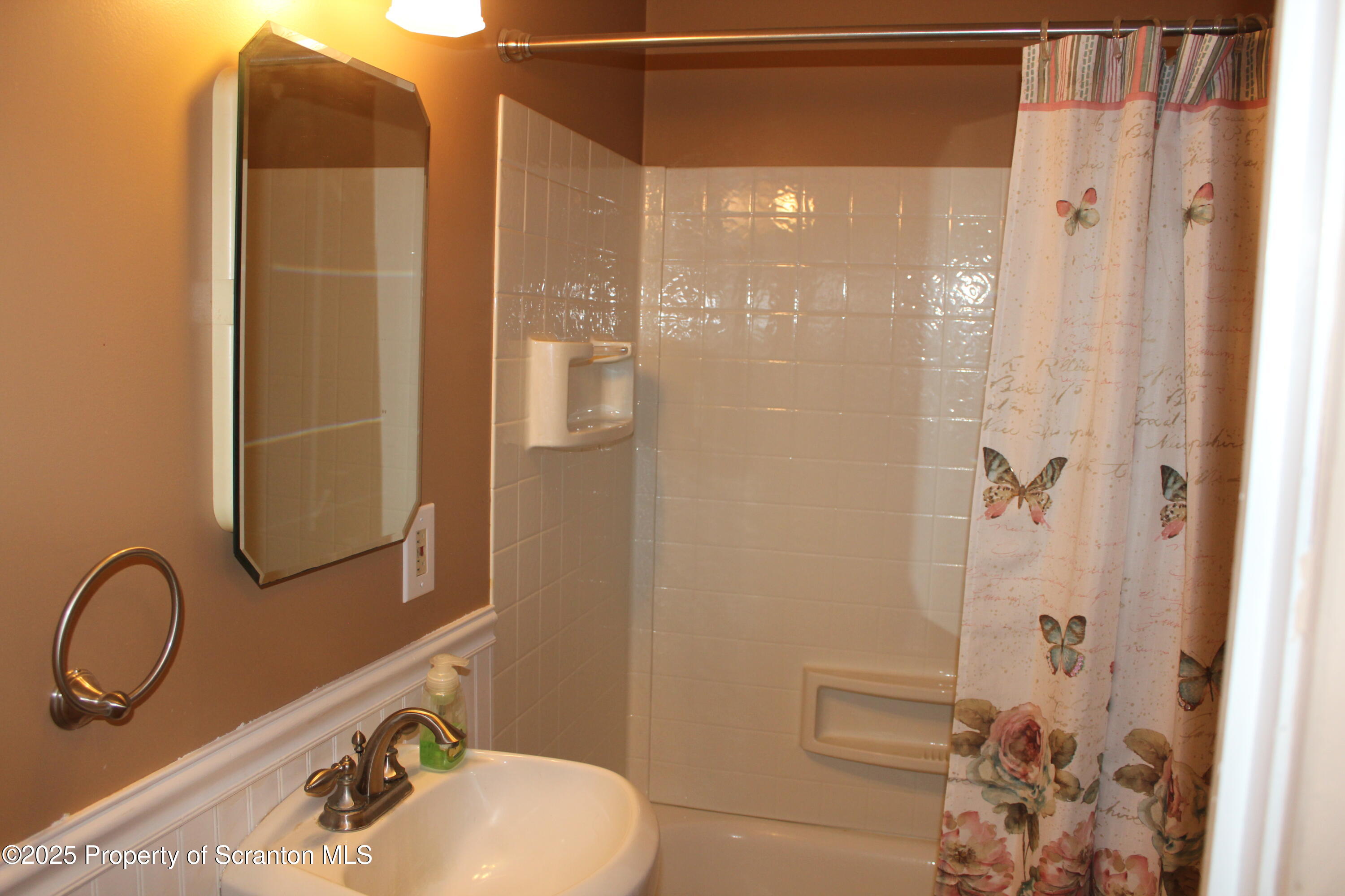 347 Terrace Avenue Shavertown, PA 18708 - Photo 48 of 59 a bathroom with a granite countertop sink toilet and shower
