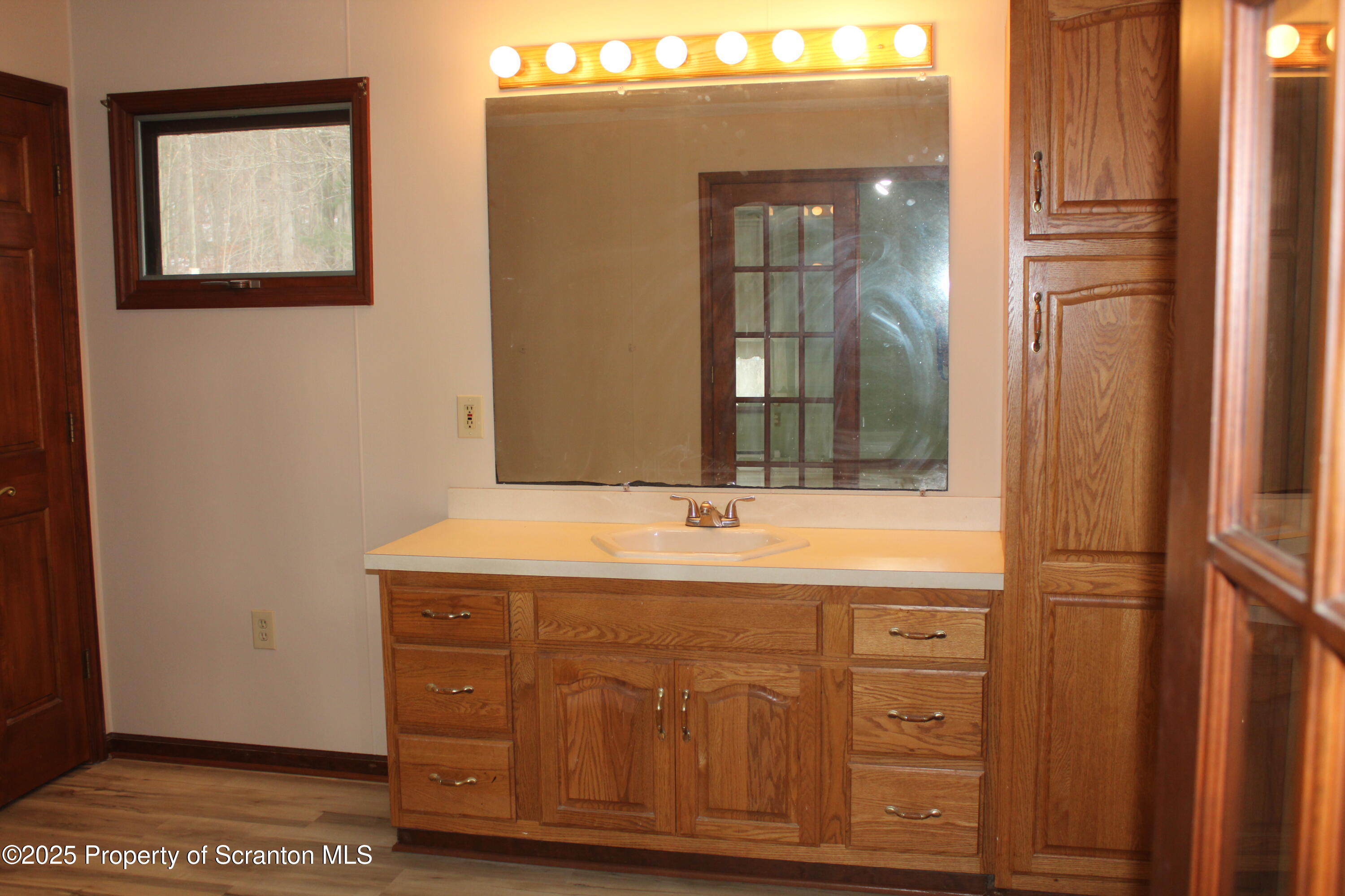 347 Terrace Avenue Shavertown, PA 18708 - Photo 50 of 59 a bathroom with a sink and a mirror