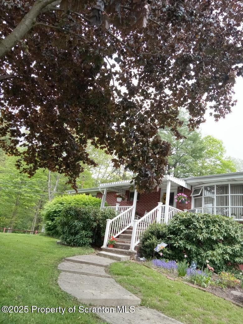347 Terrace Avenue Shavertown, PA 18708 - Photo 6 of 59 a front view of a house with a yard